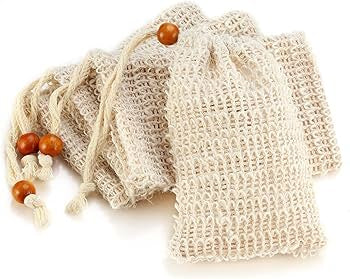 Natural Sisal Soap Saver Bag